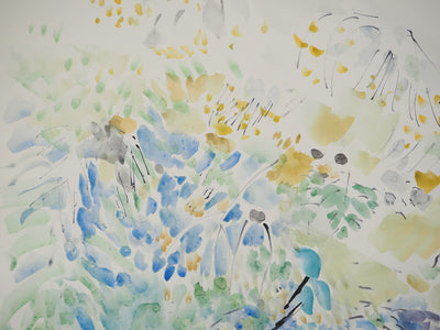 Maurice GENIS : Nature abstraite, Aquarelle originale (photo de détail 3) - Crédit photo : Galerie Art.Paris