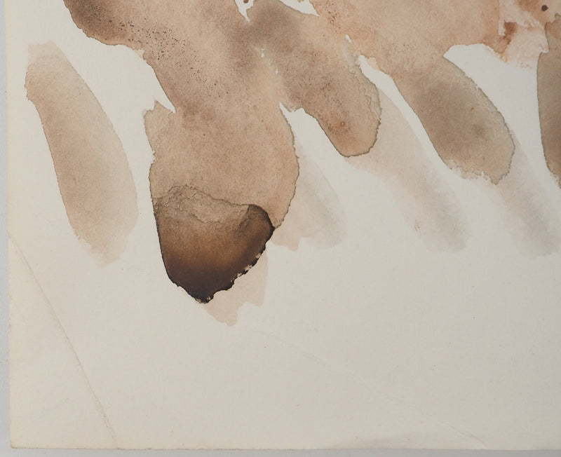Maurice GENIS : Lisière de forêt, Aquarelle originale (photo de détail 6) - Crédit photo : Galerie Art.Paris