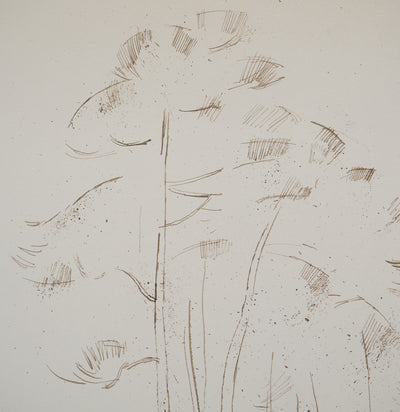 Maurice GENIS : Route de campagne, Dessin original (photo de détail 3) - Crédit photo : Galerie Art.Paris