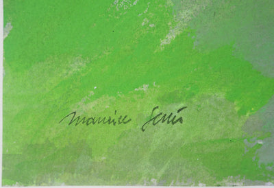 Maurice GENIS : Après-midi au bord du lac d'Annecy, Aquarelle originale (photo de détail 2) - Crédit photo : Galerie Art.Paris