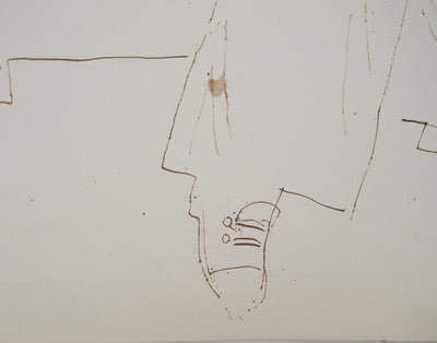 Maurice GENIS : Le conspirateur, Dessin original (photo de détail 4) - Crédit photo : Galerie Art.Paris