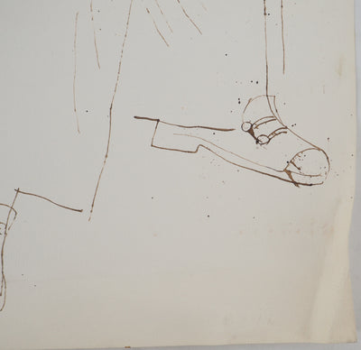 Maurice GENIS : Le conspirateur, Dessin original (photo de détail 5) - Crédit photo : Galerie Art.Paris