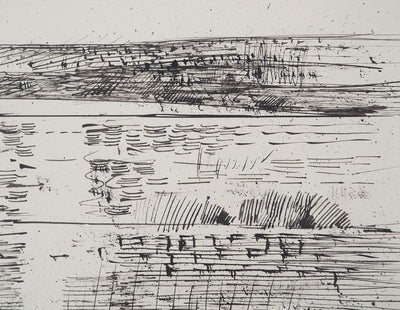 Maurice GENIS : Paysage abstrait, Dessin original (photo de détail 5) - Crédit photo : Galerie Art.Paris