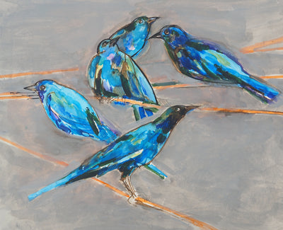 Maurice GENIS : Etude d'oiseaux, Aquarelle originale (photo de détail 3) - Crédit photo : Galerie Art.Paris