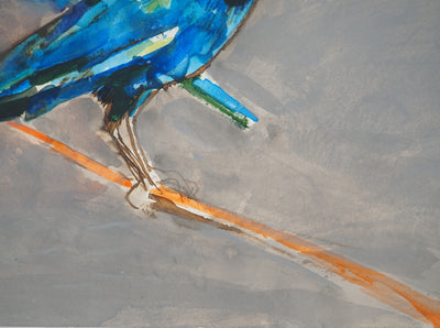 Maurice GENIS : Etude d'oiseaux, Aquarelle originale (photo de détail 6) - Crédit photo : Galerie Art.Paris