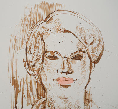 Maurice GENIS : Figure maternelle, Dessin original (photo de détail 5) - Crédit photo : Galerie Art.Paris