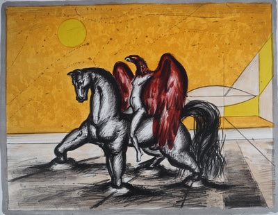 Franz PRIKING : Icare sous le soleil,, Lithographie originale (photo de détail 3) - Crédit photo : Galerie Art.Paris