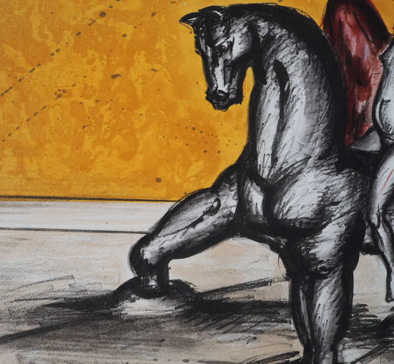 Franz PRIKING : Icare sous le soleil,, Lithographie originale (photo de détail 6) - Crédit photo : Galerie Art.Paris