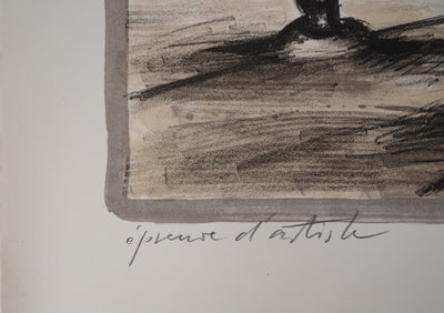 Franz PRIKING : Icare sous le soleil,, Lithographie originale (photo de détail 7) - Crédit photo : Galerie Art.Paris