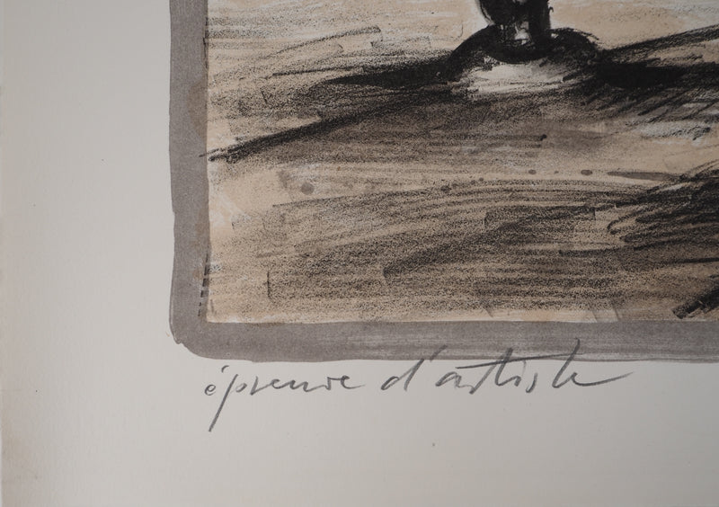 Franz PRIKING : Icare sous le soleil,, Lithographie originale (photo de détail 7) - Crédit photo : Galerie Art.Paris