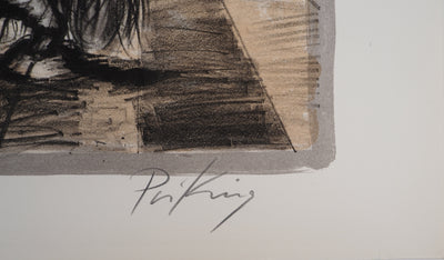 Franz PRIKING : Icare sous le soleil,, Lithographie originale (photo de détail 2) - Crédit photo : Galerie Art.Paris
