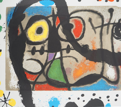 Joan MIRO : Cartons de Miro à la Galerie Maeght, Affiche originale (photo de détail 3) - Crédit photo : Galerie Art.Paris