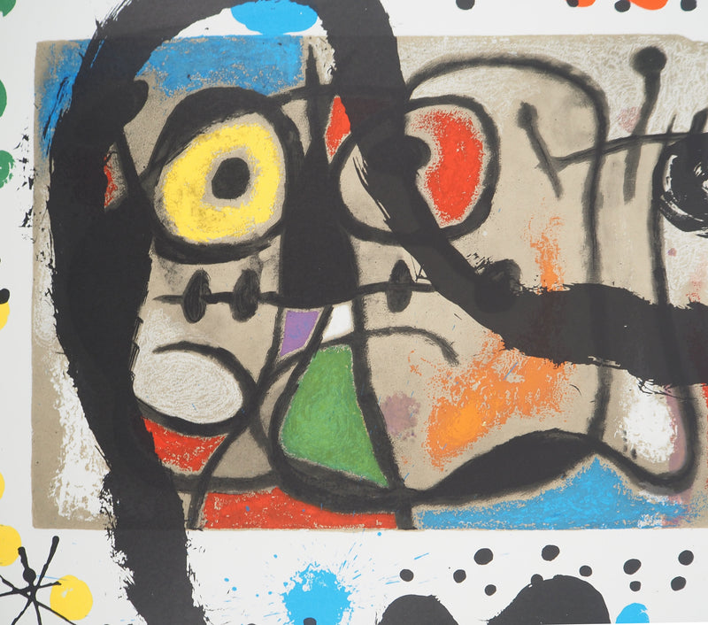 Joan MIRO : Cartons de Miro à la Galerie Maeght, Affiche originale (photo de détail 3) - Crédit photo : Galerie Art.Paris
