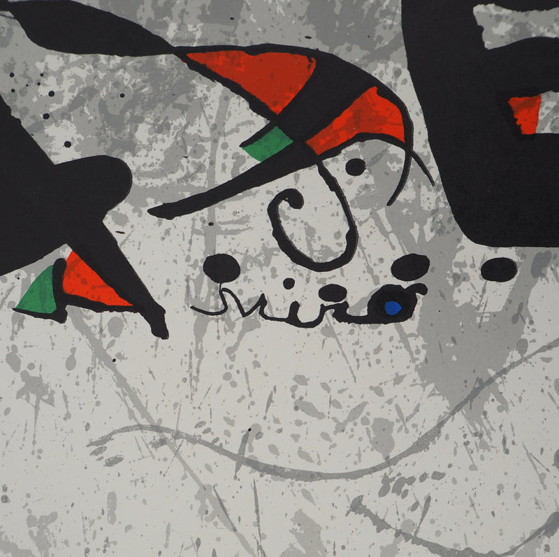 Joan MIRO : Lucifer at Uris Theater NYC, Affiche originale (photo de détail 2) - Crédit photo : Galerie Art.Paris