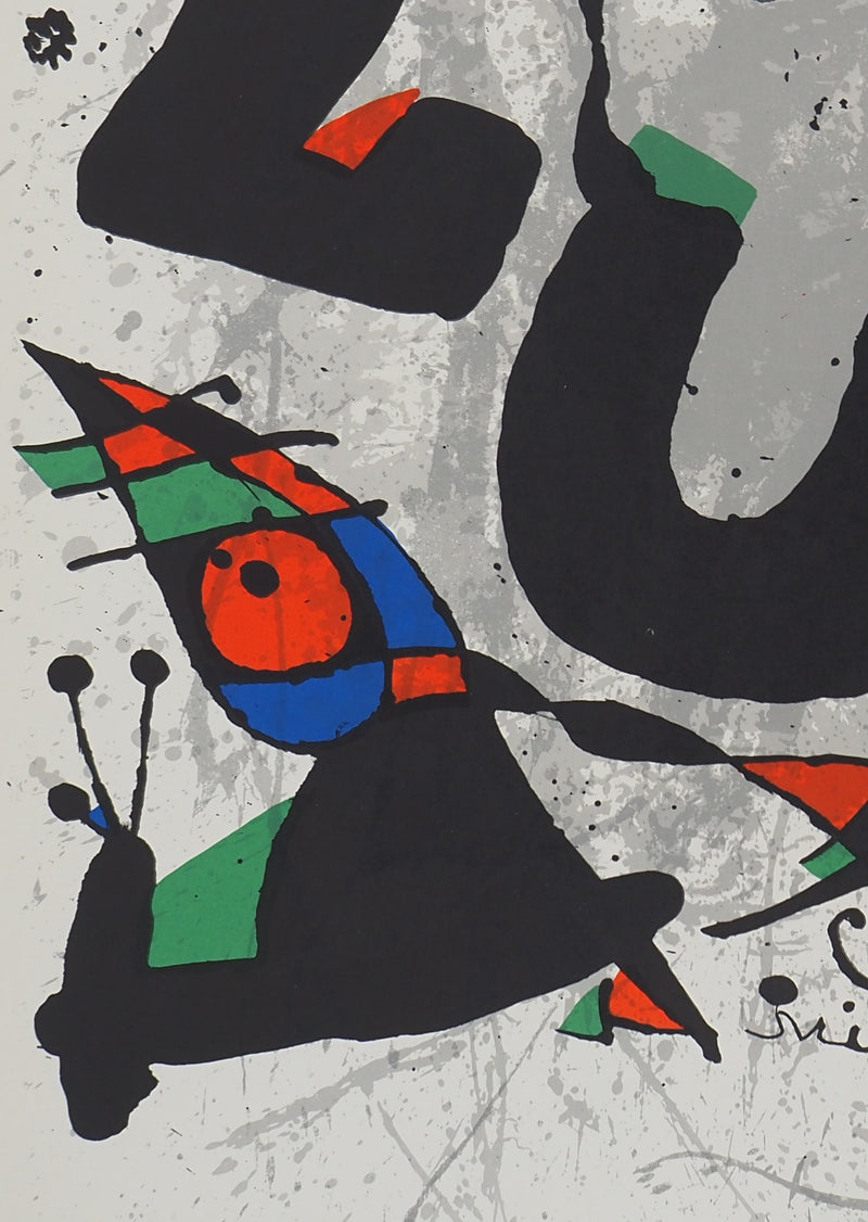 Joan MIRO : Lucifer at Uris Theater NYC, Affiche originale (photo de détail 4) - Crédit photo : Galerie Art.Paris
