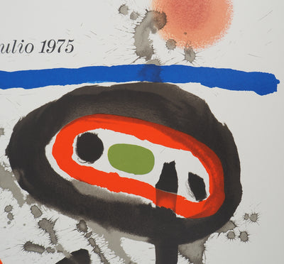 Joan MIRO : Exposition à la fondation Rodriguez-Acosta, Affiche originale (photo de détail 5) - Crédit photo : Galerie Art.Paris