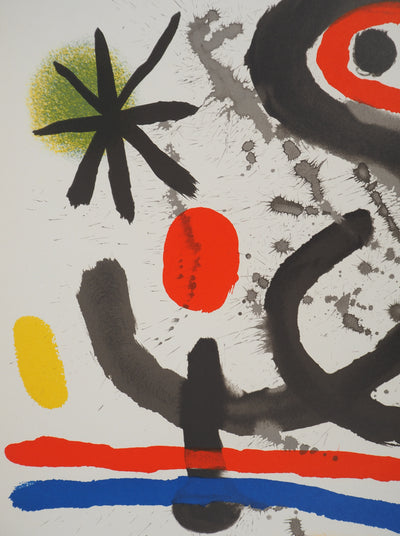 Joan MIRO : L'art graphique à la fondation Maeght, Affiche originale (photo de détail 4) - Crédit photo : Galerie Art.Paris