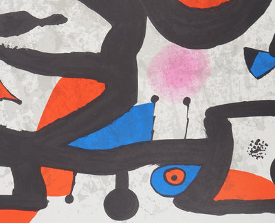 Joan MIRO : Unesco derechos humanos, Affiche originale (photo de détail 4) - Crédit photo : Galerie Art.Paris