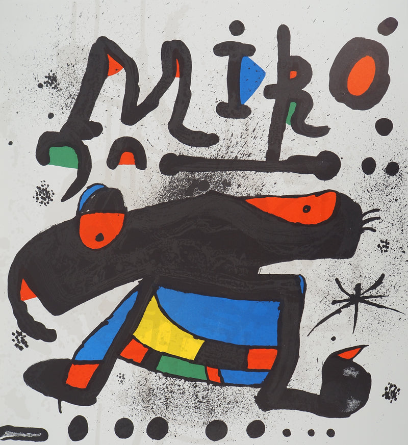 Joan MIRO : 100 sculptures, Affiche originale (photo de détail 3) - Crédit photo : Galerie Art.Paris