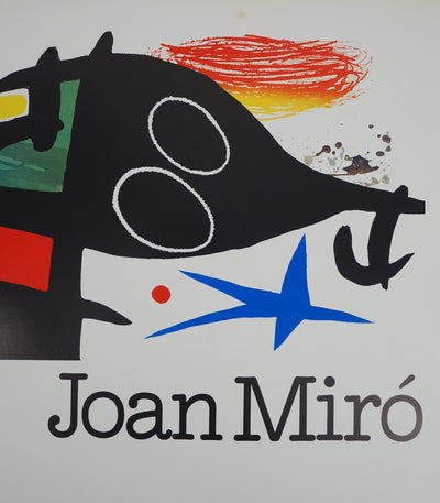 Joan MIRO : Sarrasin à l'étoile bleue, Affiche originale (photo de détail 2) - Crédit photo : Galerie Art.Paris