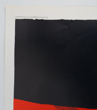 Joan MIRO : Sarrasin à l'étoile bleue, Affiche originale (photo de détail 6) - Crédit photo : Galerie Art.Paris