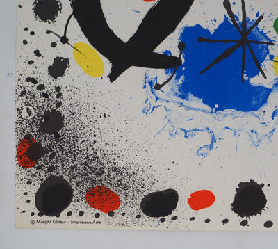 Joan MIRO : Miro au Philadelphia Museum of Art, Affiche originale (photo de détail 6) - Crédit photo : Galerie Art.Paris