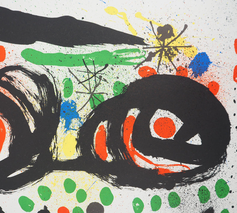 Joan MIRO : Miro au Philadelphia Museum of Art, Affiche originale (photo de détail 5) - Crédit photo : Galerie Art.Paris