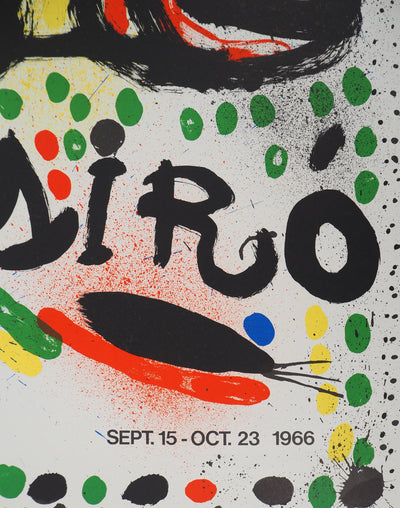 Joan MIRO : Miro au Philadelphia Museum of Art, Affiche originale (photo de détail 4) - Crédit photo : Galerie Art.Paris