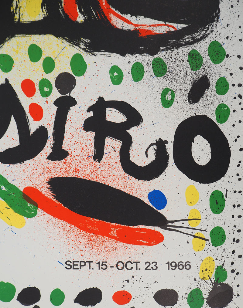 Joan MIRO : Miro au Philadelphia Museum of Art, Affiche originale (photo de détail 4) - Crédit photo : Galerie Art.Paris