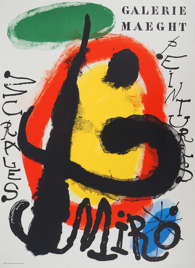 Joan MIRO : Peintures murales, Affiche originale (vue générale) - Crédit photo : Galerie Art.Paris