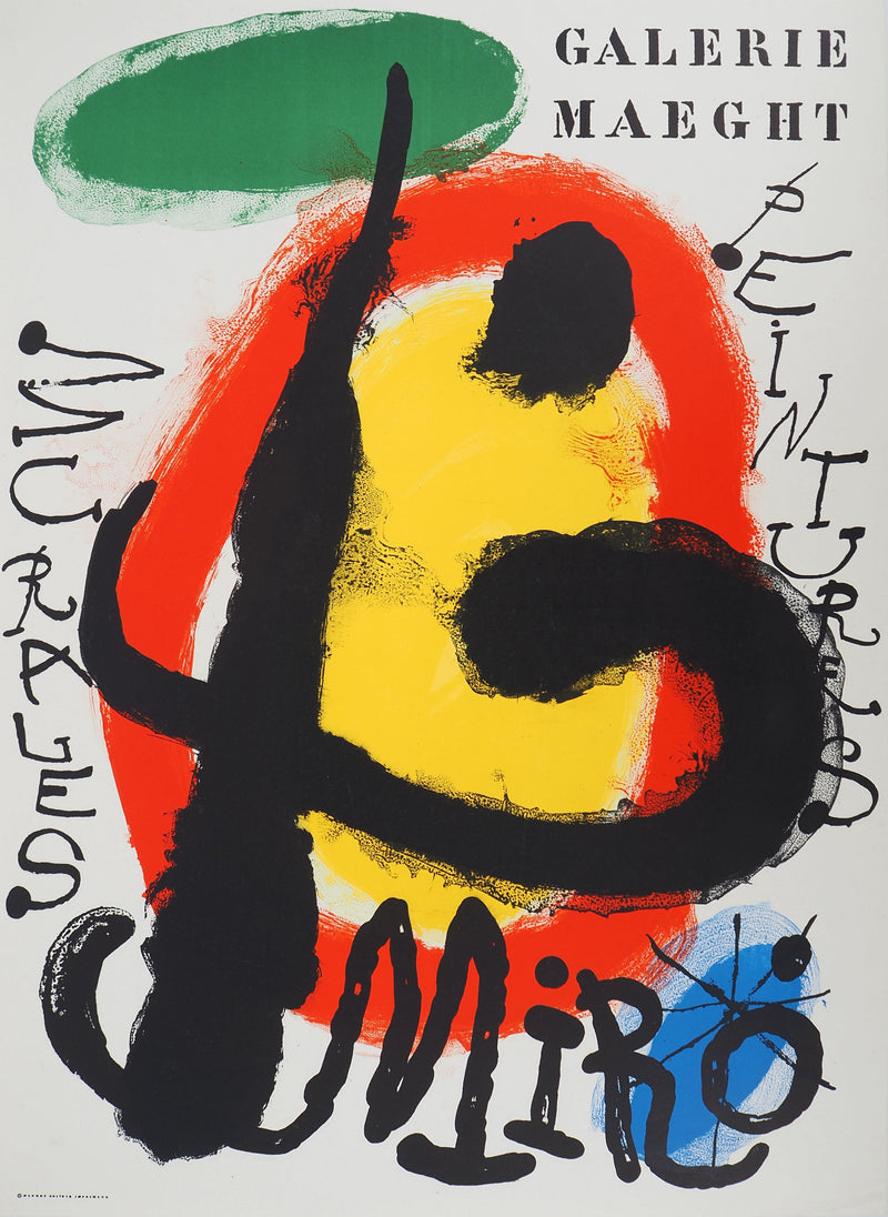 Joan MIRO : Peintures murales, Affiche originale (vue générale) - Crédit photo : Galerie Art.Paris