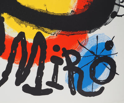 Joan MIRO : Peintures murales, Affiche originale (photo de détail 2) - Crédit photo : Galerie Art.Paris