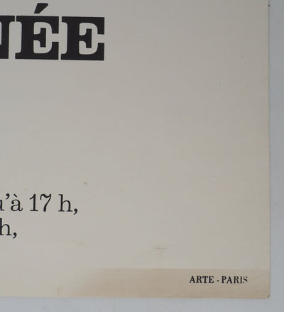Joan MIRO : Musée de l'Athéné, Affiche originale (photo de détail 6) - Crédit photo : Galerie Art.Paris