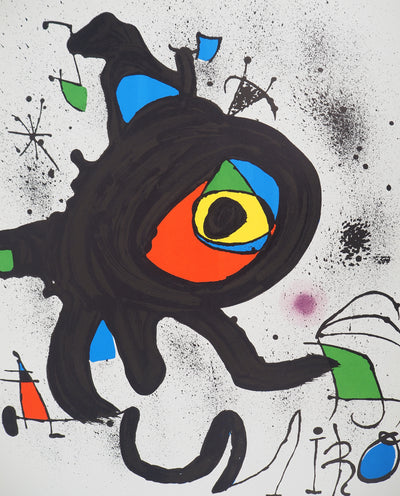 Joan MIRO : Musée de l'Athéné, Affiche originale (photo de détail 2) - Crédit photo : Galerie Art.Paris