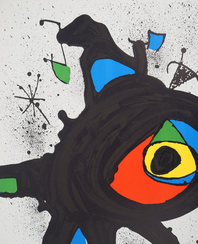 Joan MIRO : Musée de l'Athéné, Affiche originale (photo de détail 5) - Crédit photo : Galerie Art.Paris