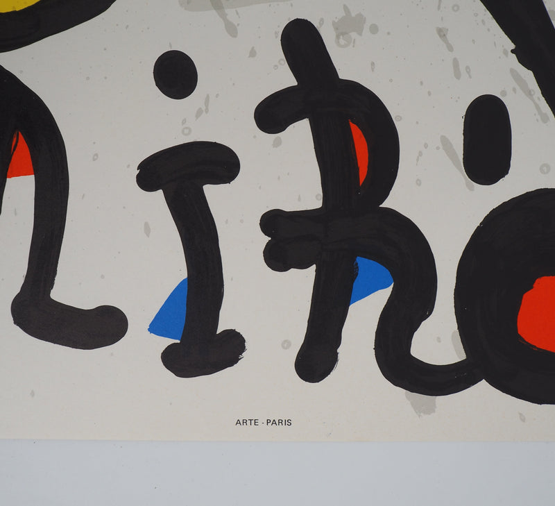 Joan MIRO : Louisiana Museu, Affiche originale (photo de détail 3) - Crédit photo : Galerie Art.Paris