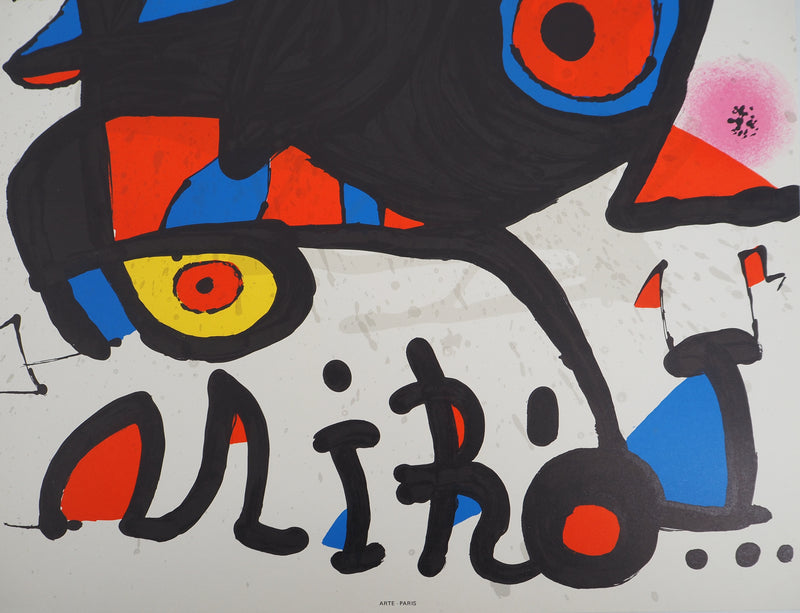 Joan MIRO : Louisiana Museu, Affiche originale (photo de détail 5) - Crédit photo : Galerie Art.Paris
