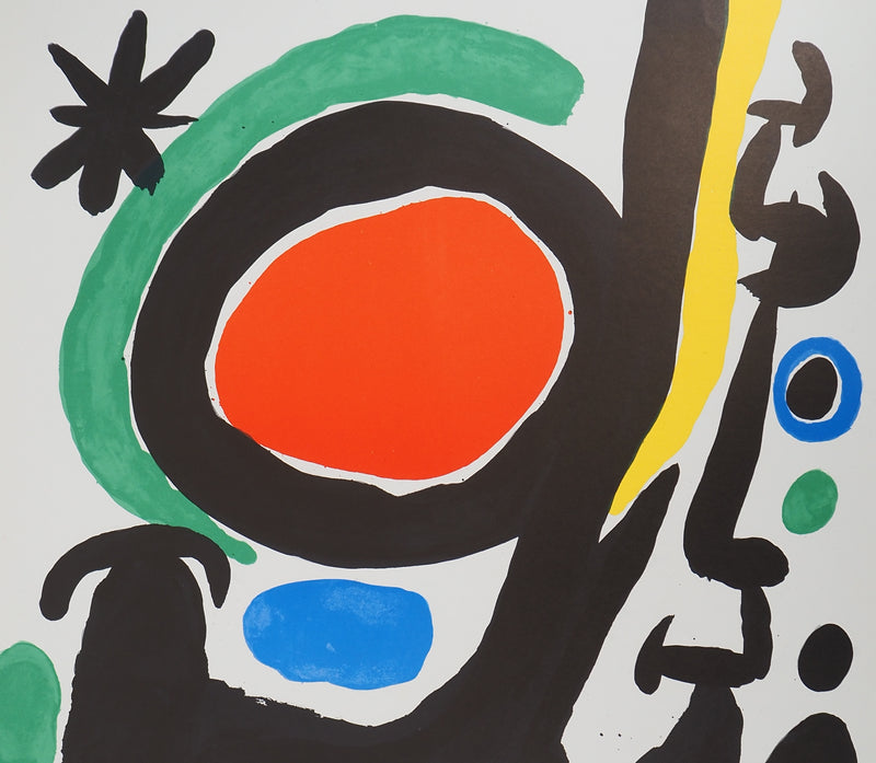 Joan MIRO : Miro à la fondation Maegh, Affiche originale (photo de détail 4) - Crédit photo : Galerie Art.Paris