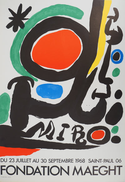 Joan MIRO : Miro à la fondation Maegh, Affiche originale (vue générale) - Crédit photo : Galerie Art.Paris