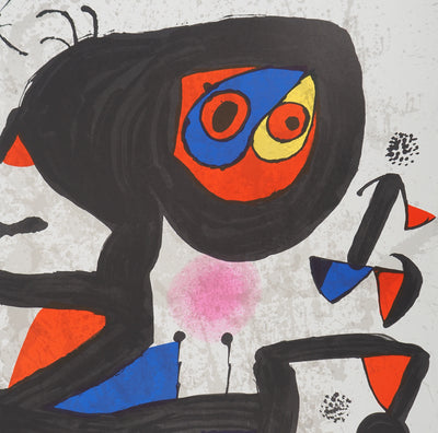 Joan MIRO : Unesco droits de l'homme, Affiche originale (photo de détail 3) - Crédit photo : Galerie Art.Paris