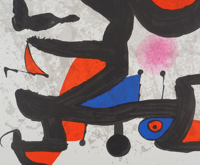 Joan MIRO : Unesco droits de l'homme, Affiche originale (photo de détail 4) - Crédit photo : Galerie Art.Paris