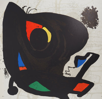 Joan MIRO : Miró, L’œuvre graphique, Affiche originale (photo de détail 2) - Crédit photo : Galerie Art.Paris