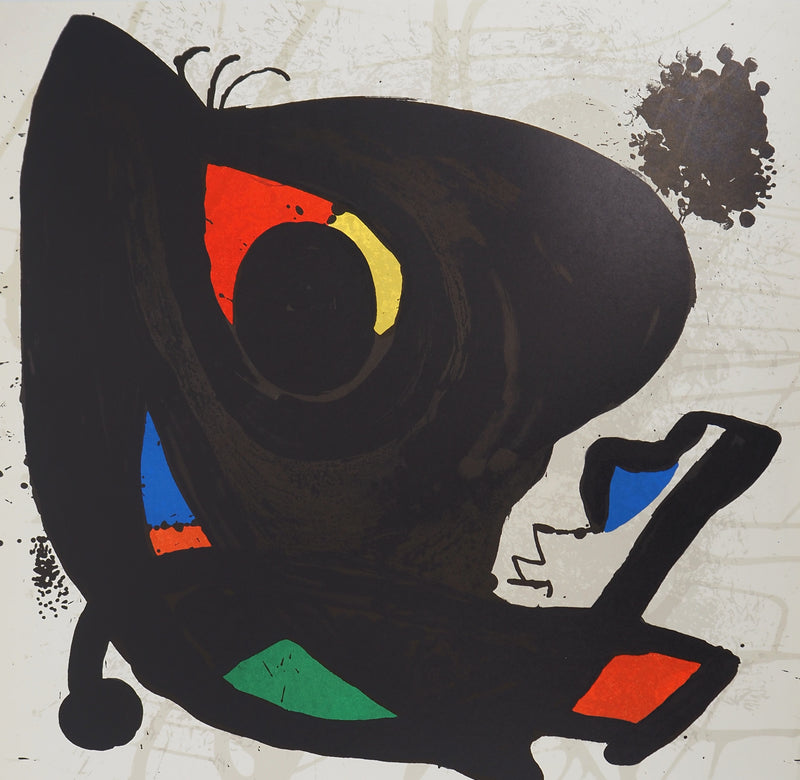 Joan MIRO : Miró, L’œuvre graphique, Affiche originale (photo de détail 2) - Crédit photo : Galerie Art.Paris