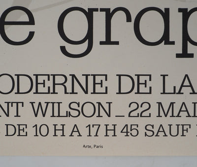 Joan MIRO : Miró, L’œuvre graphique, Affiche originale (photo de détail 3) - Crédit photo : Galerie Art.Paris