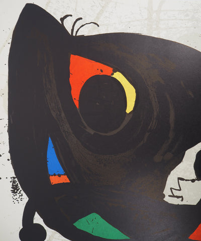 Joan MIRO : Miró, L’œuvre graphique, Affiche originale (photo de détail 4) - Crédit photo : Galerie Art.Paris