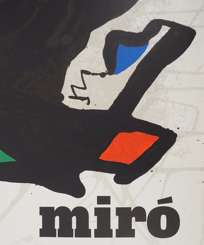 Joan MIRO : Miró, L’œuvre graphique, Affiche originale (photo de détail 6) - Crédit photo : Galerie Art.Paris