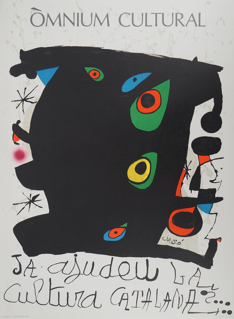 Joan MIRO : Omnium Cultural, Affiche originale (vue générale) - Crédit photo : Galerie Art.Paris