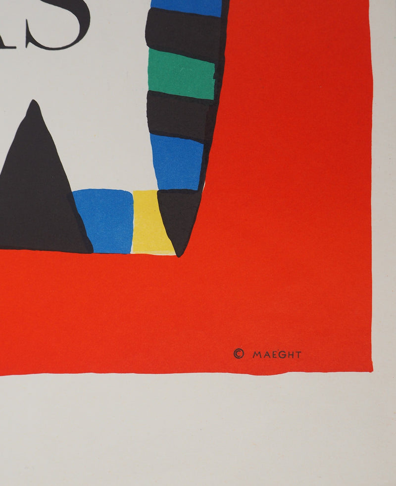 Joan MIRO : Terres de grand feu, Affiche originale (photo de détail 5) - Crédit photo : Galerie Art.Paris