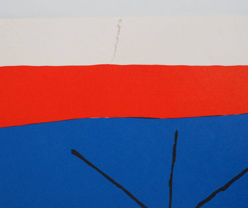 Joan MIRO : Terres de grand feu, Affiche originale (photo de détail 6) - Crédit photo : Galerie Art.Paris