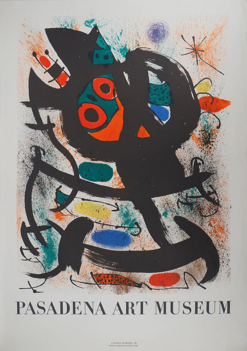 Joan MIRO : Pasadena Art Museum, Affiche originale (vue générale) - Crédit photo : Galerie Art.Paris